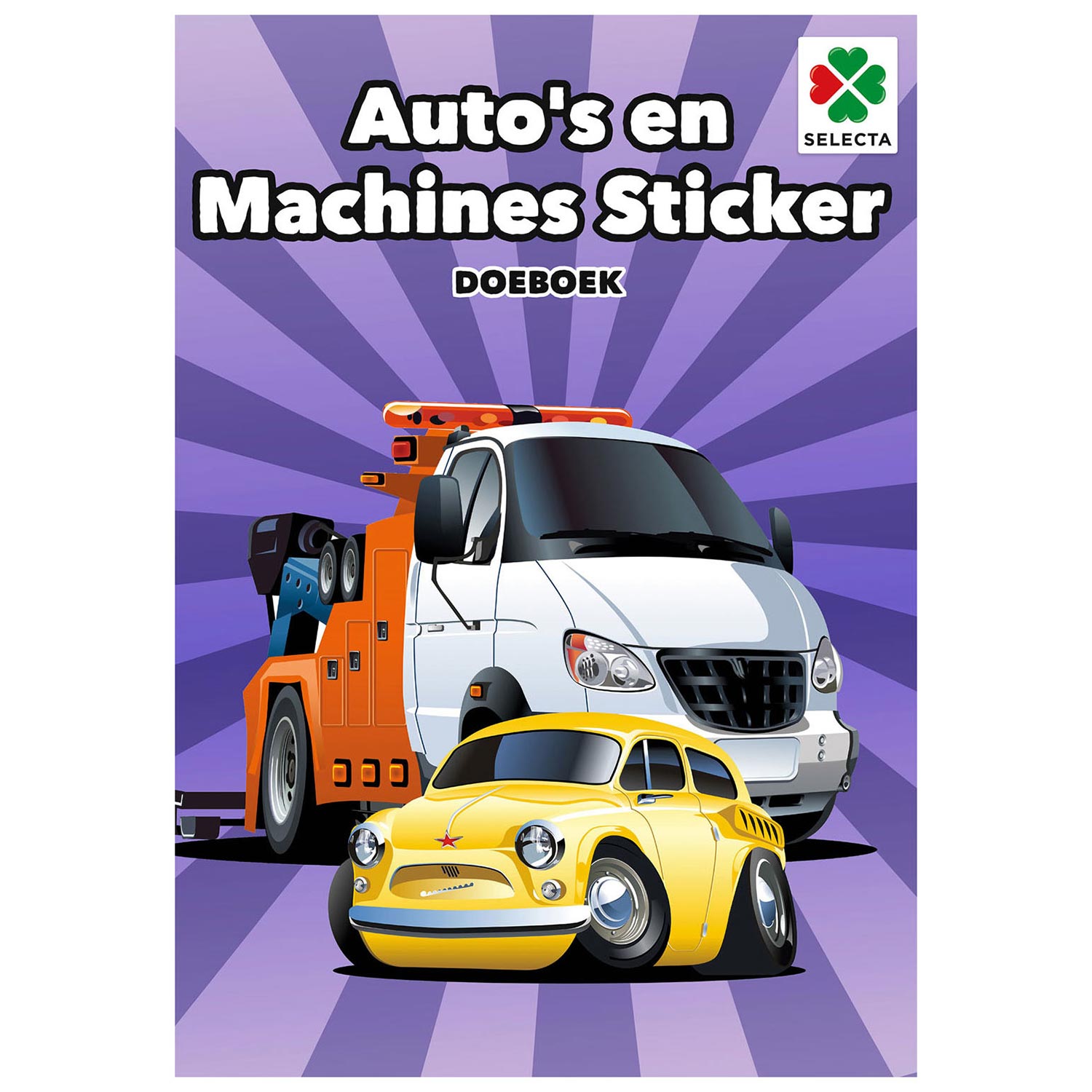 Auto?s en Machines Sticker Doeboek