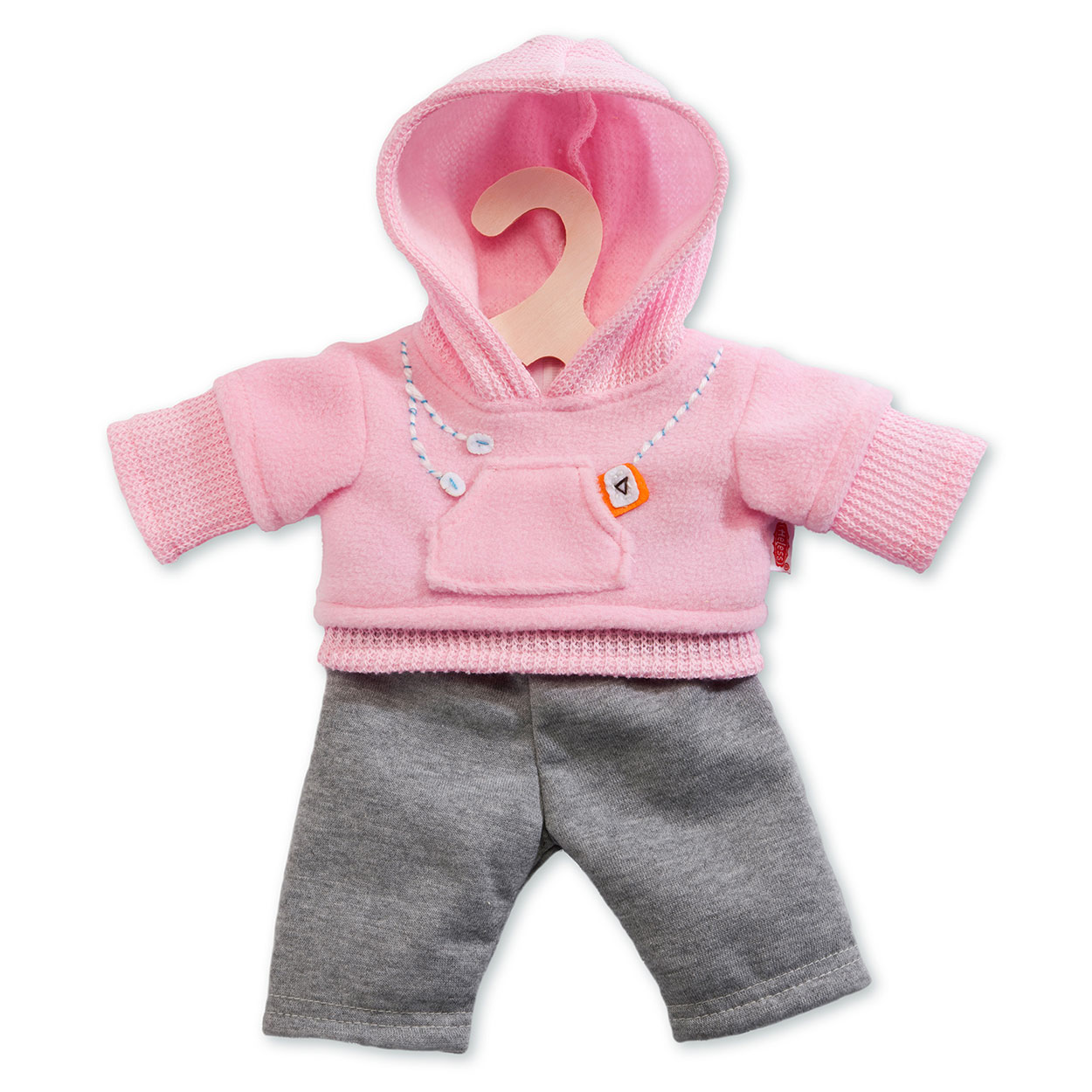 Poppen Jogging Outfit - Roze, 28-33 cm Poppen Jogging Outfit - Roze, 28-33 cm
