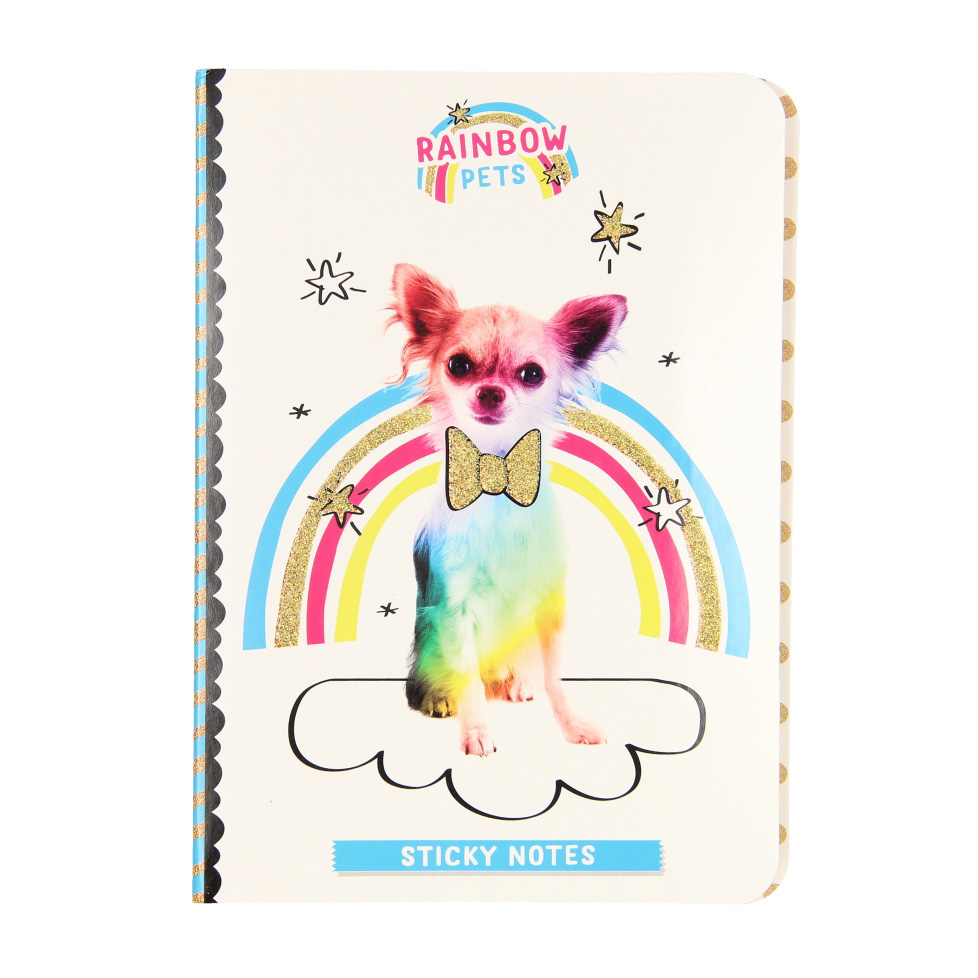 Totum Rainbow Pets - Sticky Notes Boekje Hond