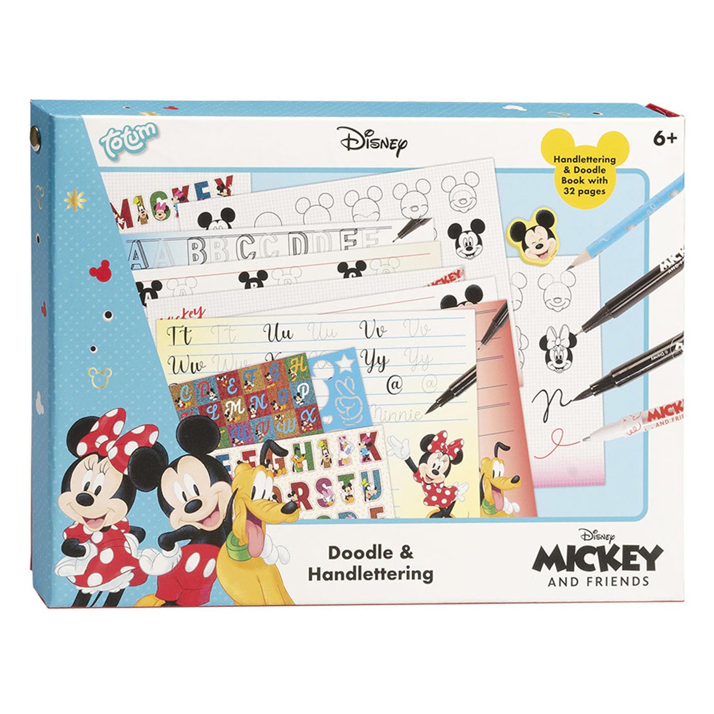 Totum Mickey Mouse - Doodle & Handlettering Set