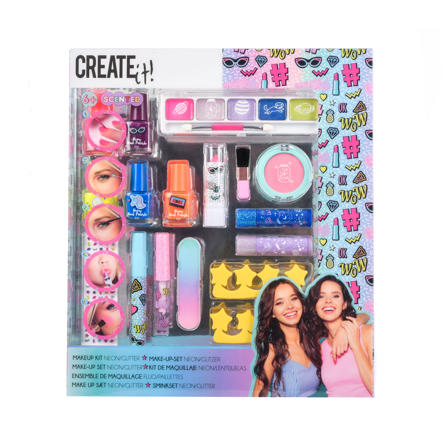 Create It! Make-Up Set Neon/Glitter