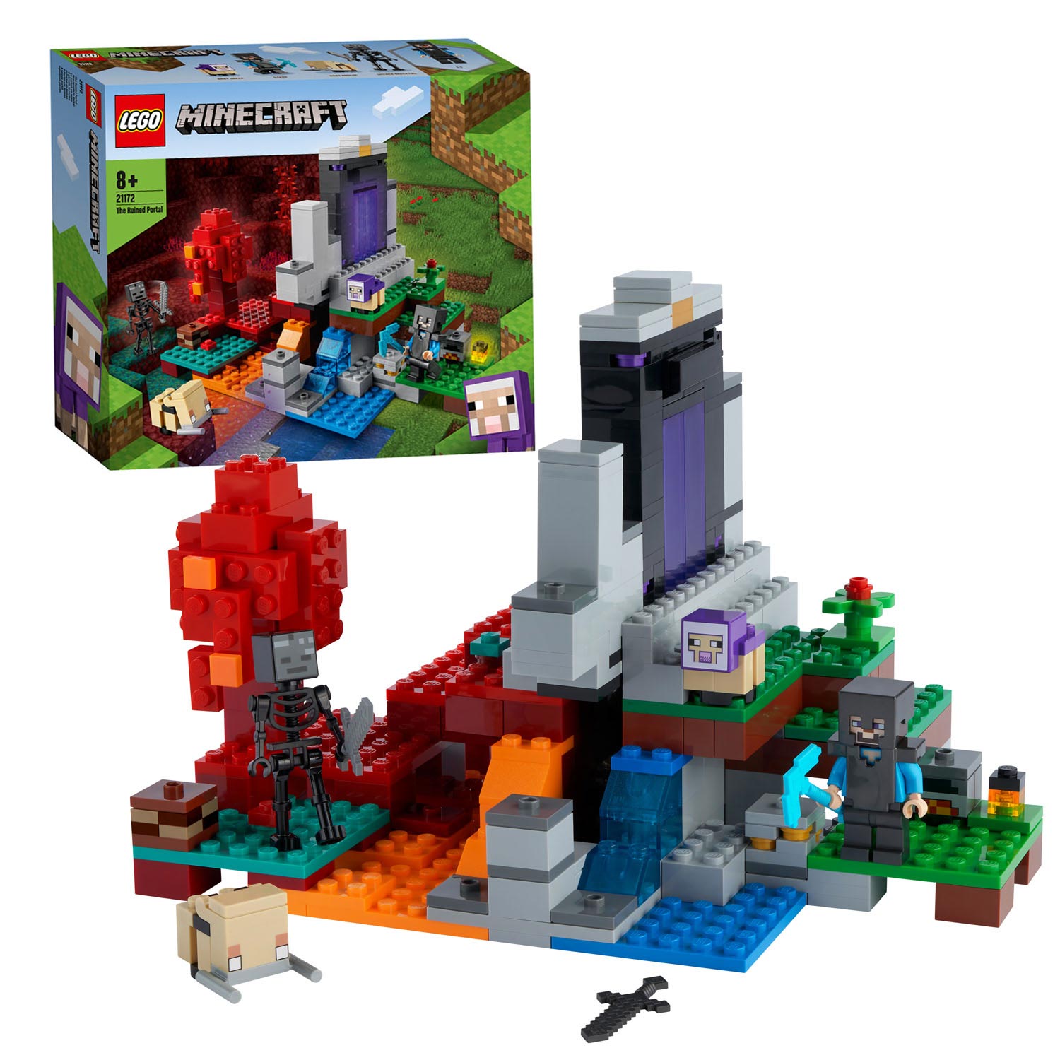 LEGO Minecraft 21172 Het Verwoeste Portaal