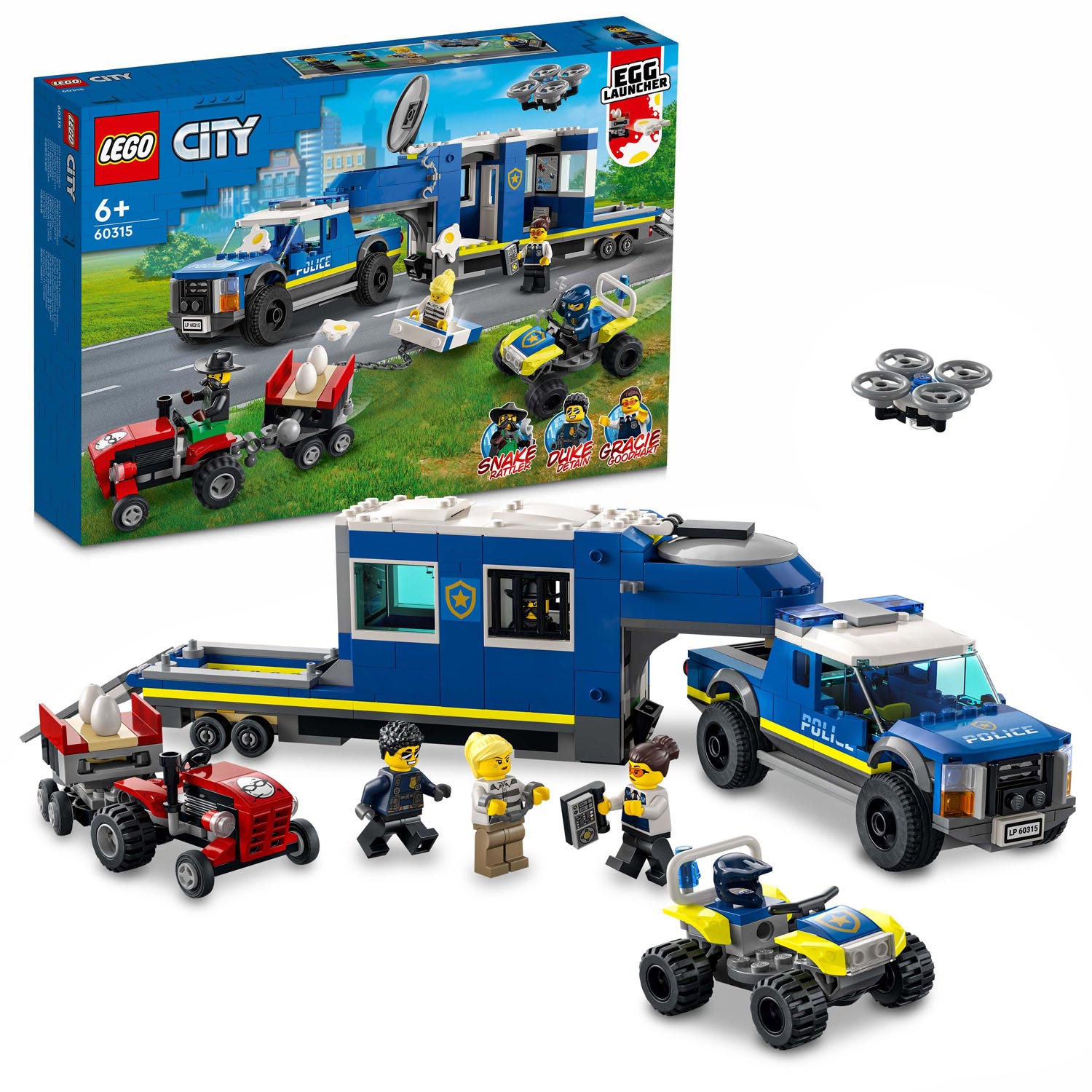 LEGO City 60315 Mobiele Commandowagen Politie