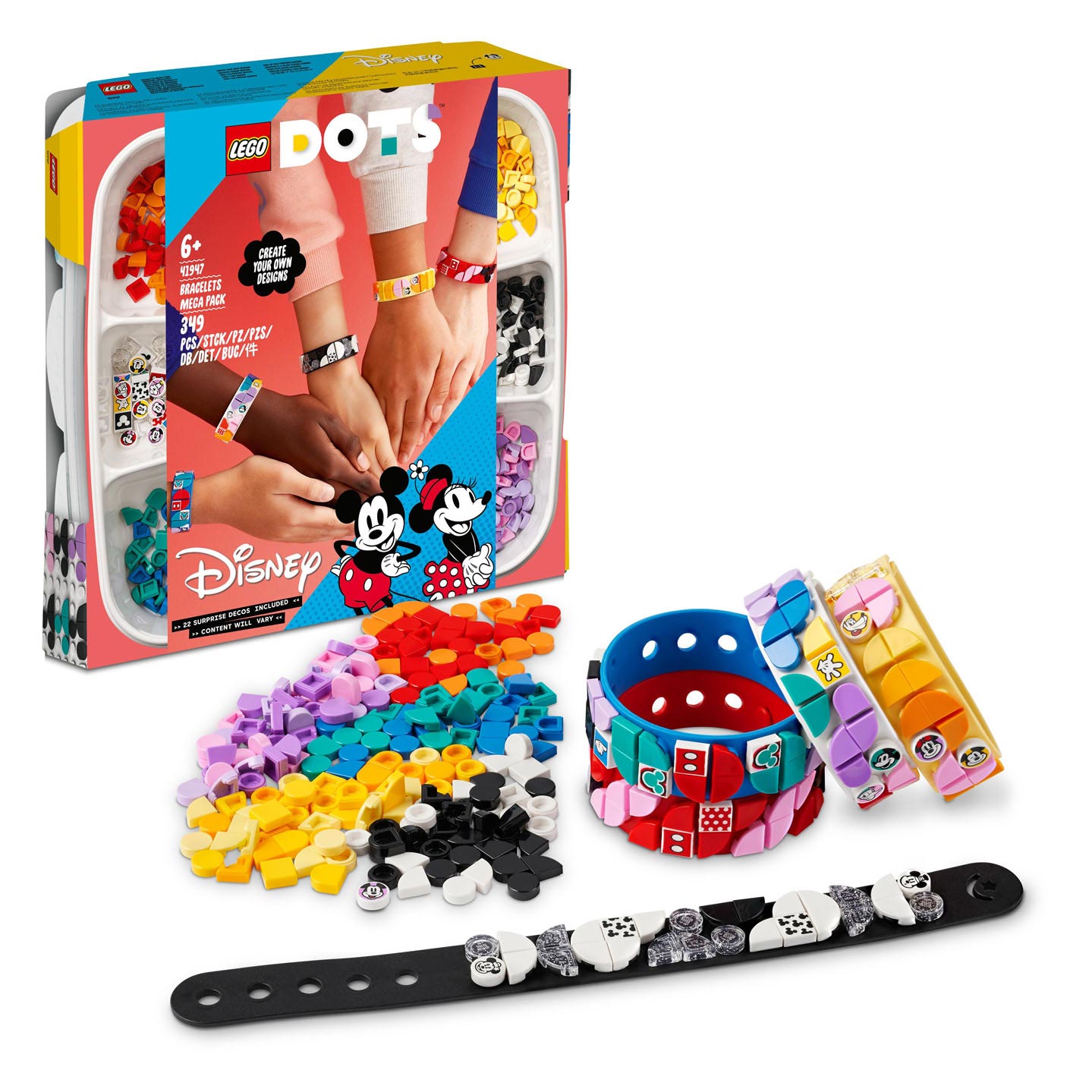 LEGO DOTS 41947 Mickey's Armband Creatieve Set