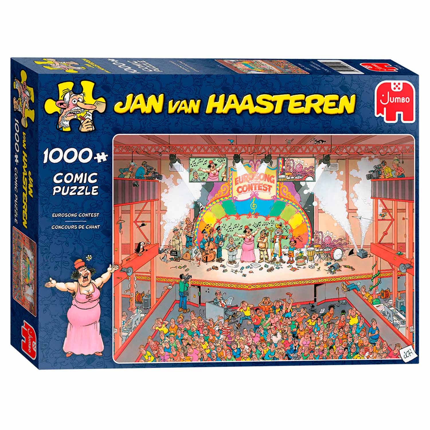 Jan van Haasteren Puzzel - Eurosong Contest, 1000st.
