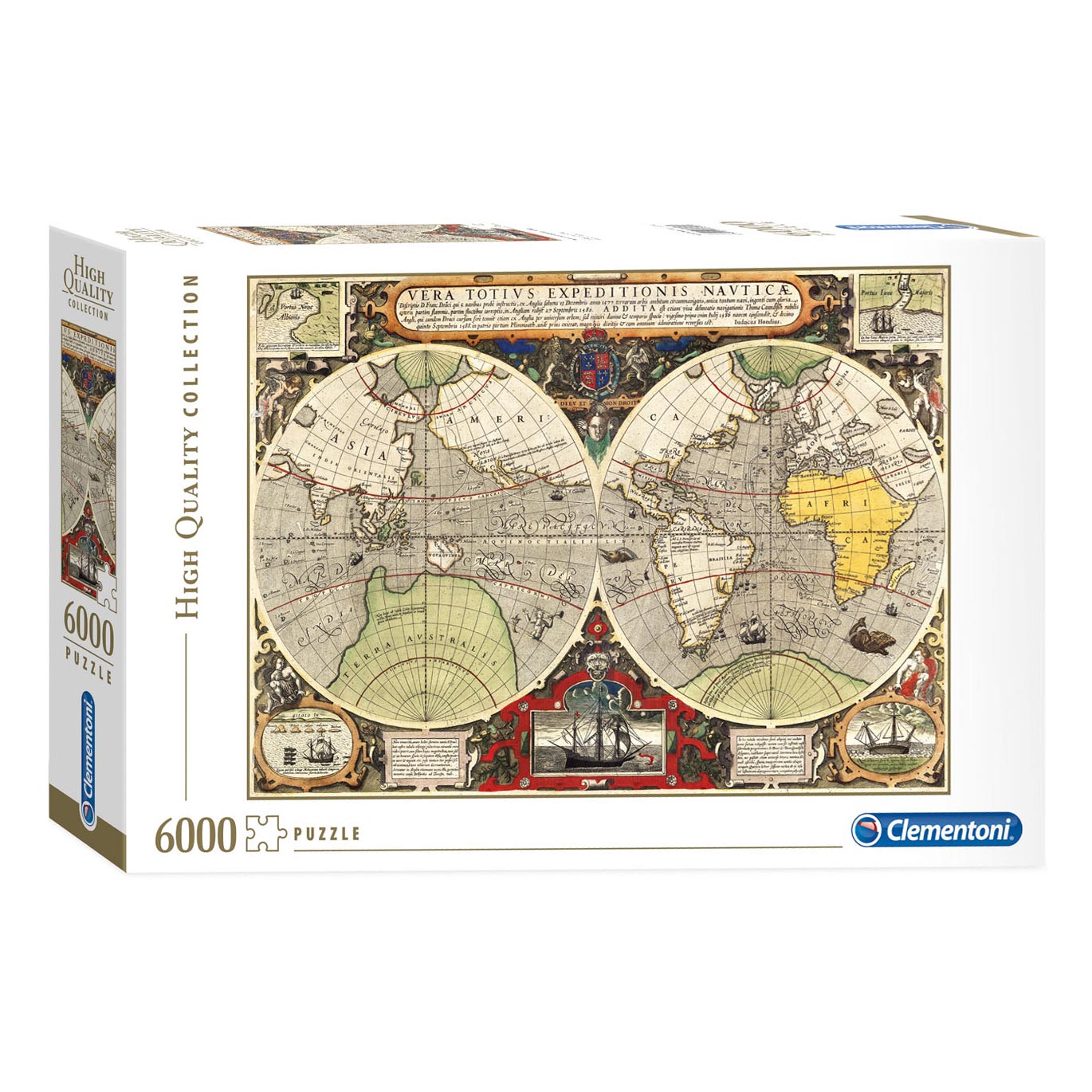 Clementoni Puzzel Nautische Wereldkaart, 6000st.