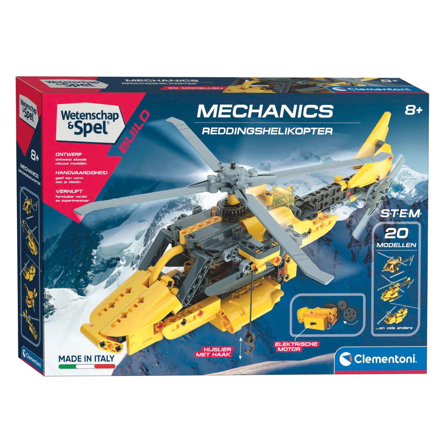 Clementoni Wetenschap & Spel Mechanica - Reddingshelikopter