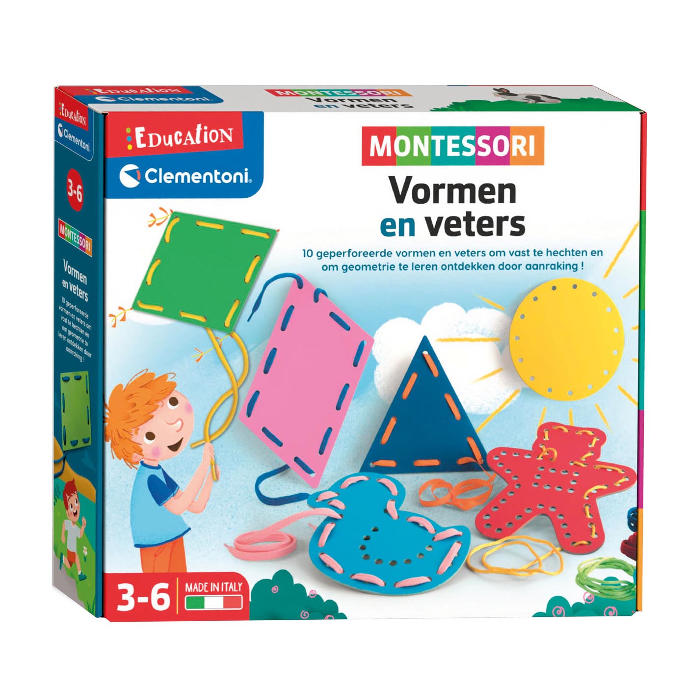 Clementoni Education Montessori - Vormen en Veters