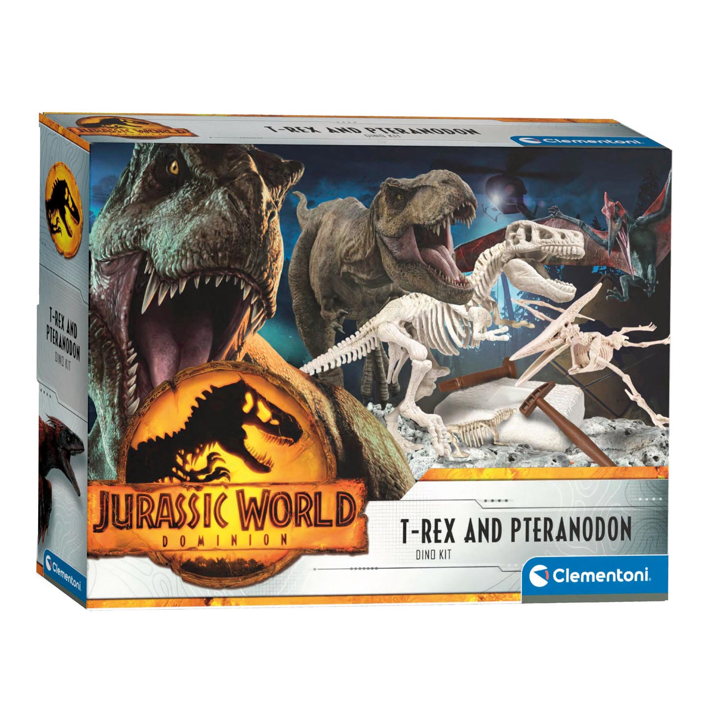 Clementoni Jurassic World T-Rex & Pteranodon Graafset