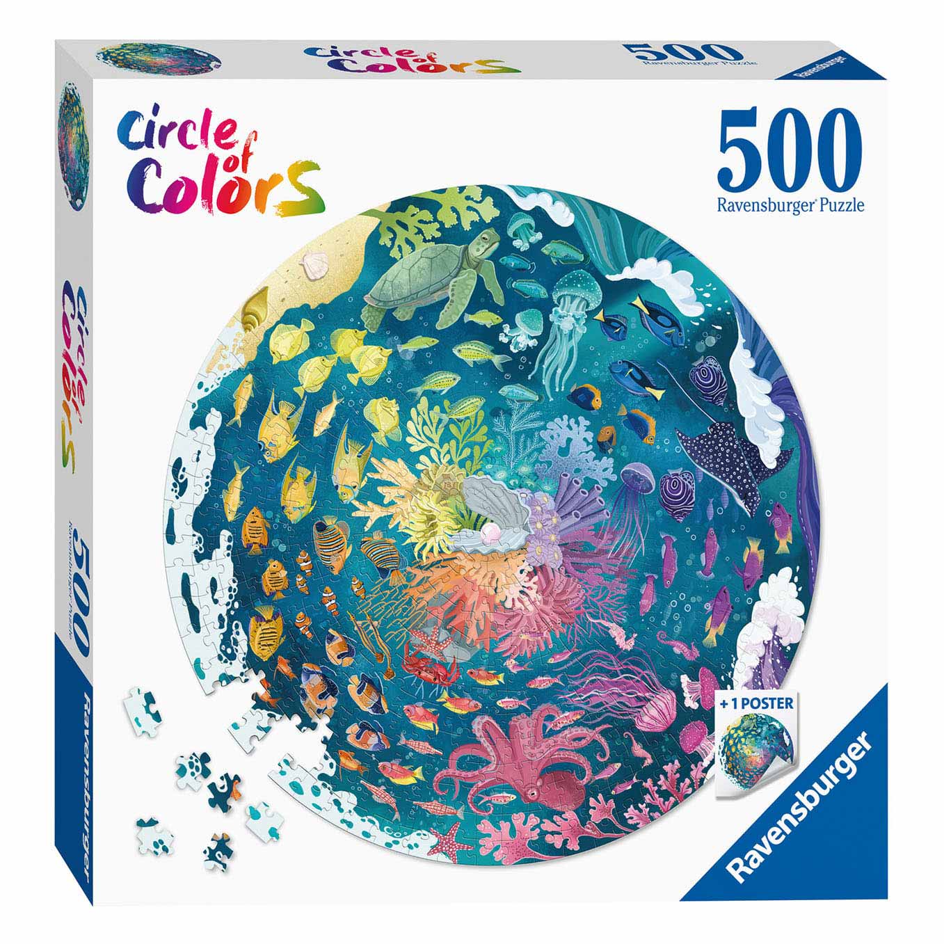 Circle of Colors Puzzels - Ocean, 500st. Circle of Colors Puzzels - Ocean, 500st.