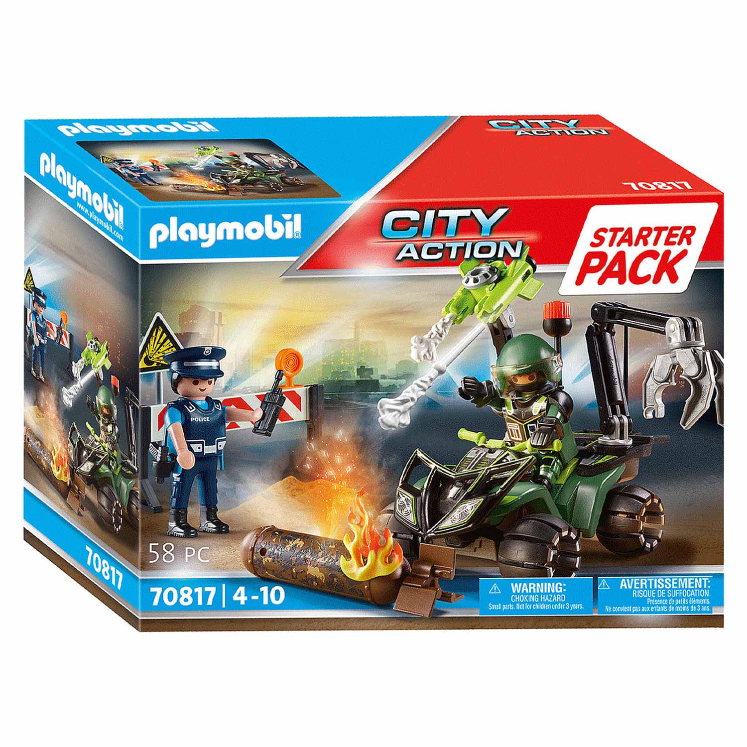 Playmobil City Action Starterset Politie Gevarentraining - 7