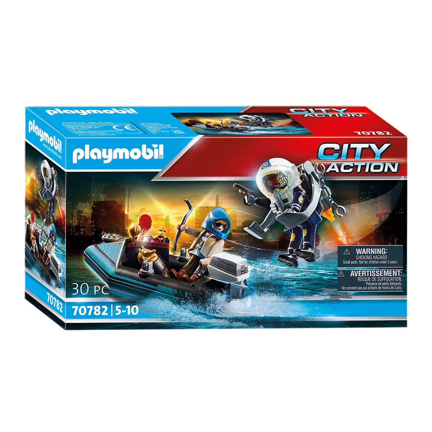 Playmobil City Action Politiejetpack Arrestatie van de Kunst
