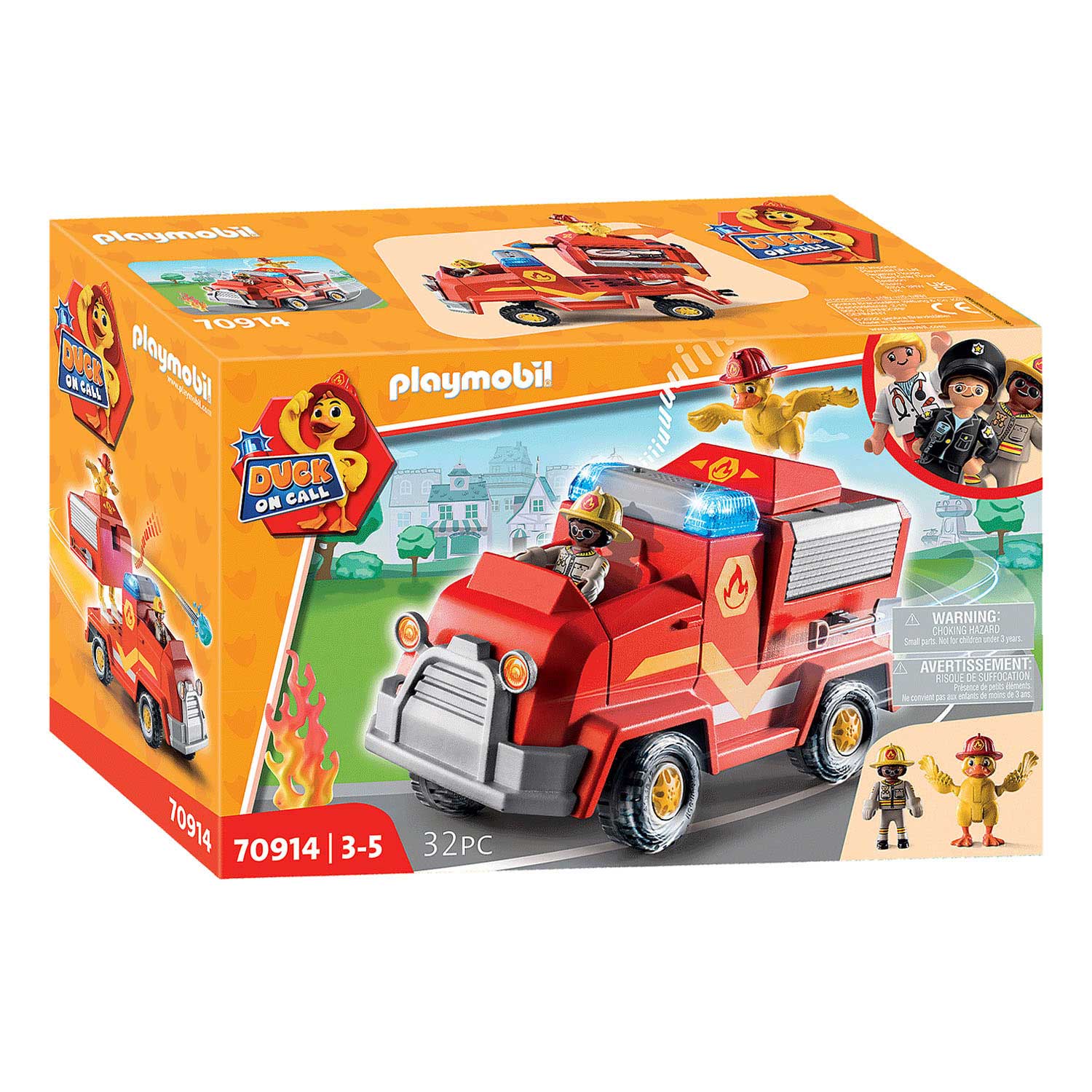 Playmobil Duck On Call Brandweerwagen - 70914