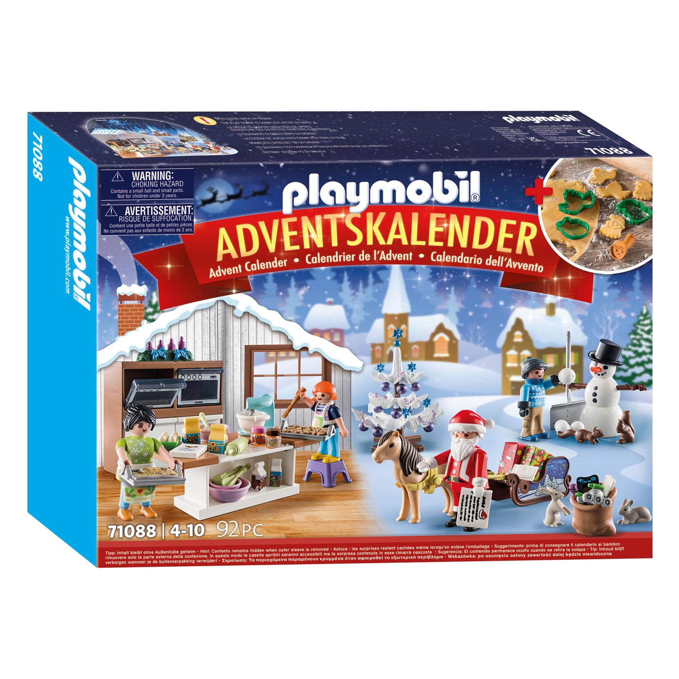 Playmobil Adventskalender Kerstkoekjes Bakken - 71088