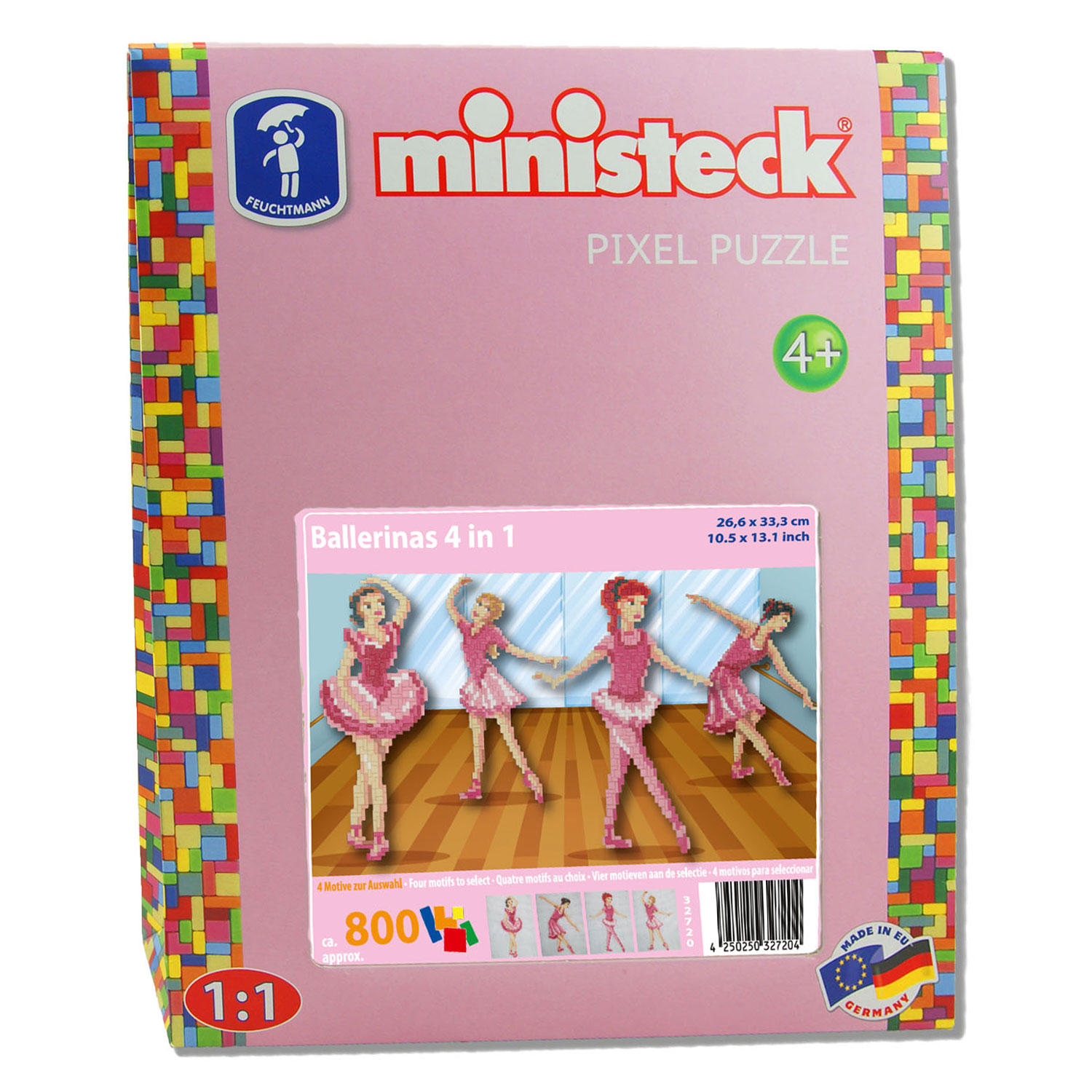 Ministeck Ballerina's 4in1, 800st. Ministeck Ballerina's 4in1, 800st.