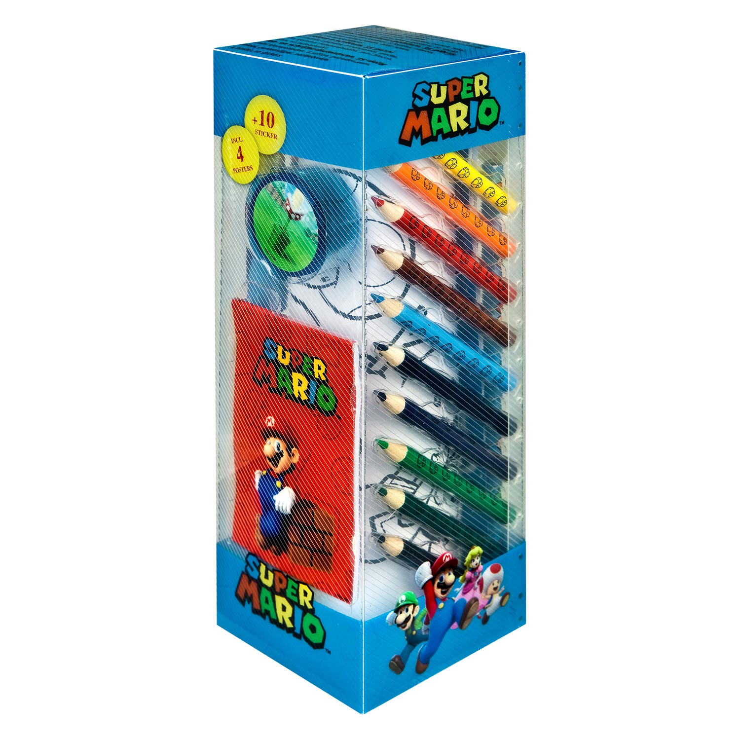Super Mario Stationery Set Tower, 35dlg.