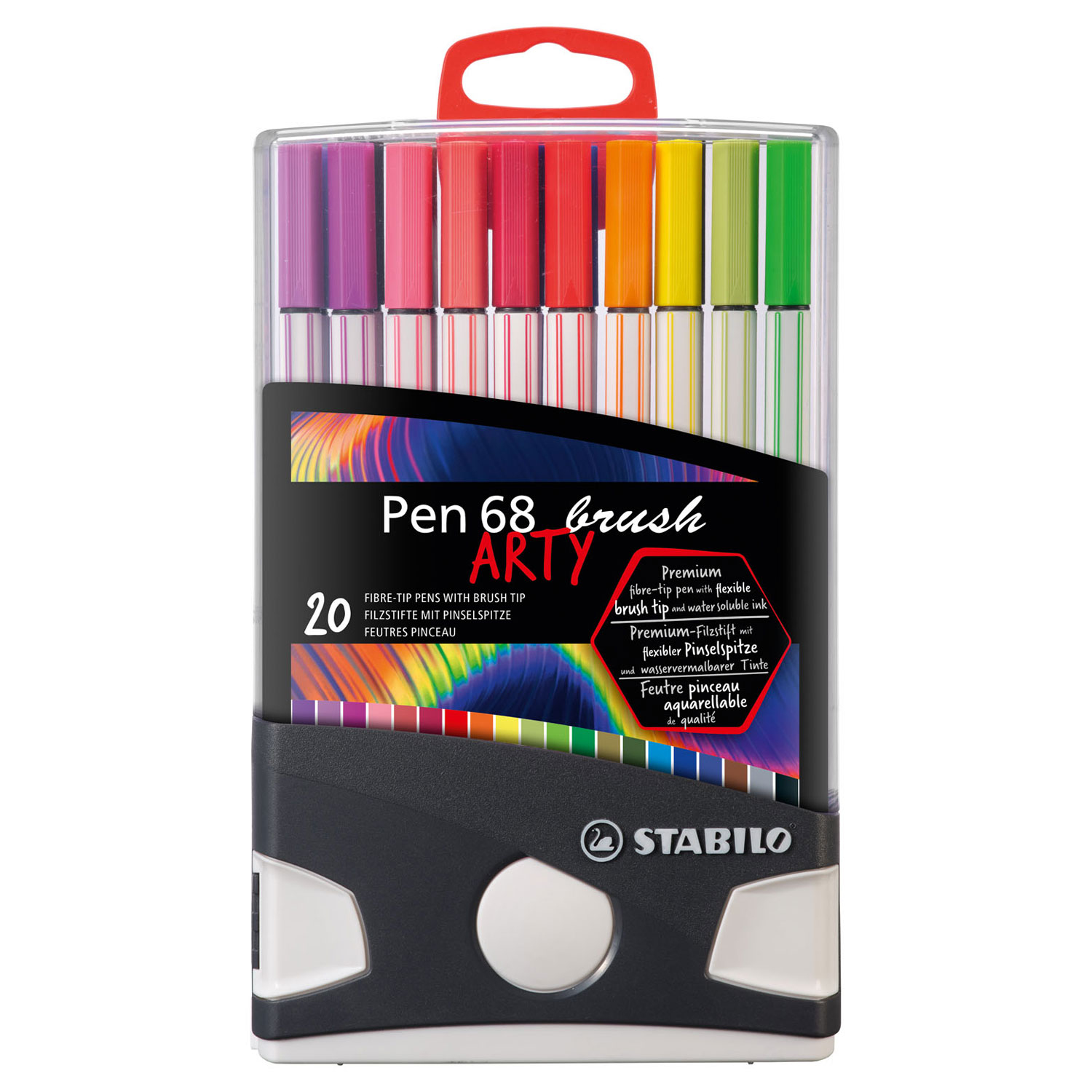 STABILO Pen 68 Brush ARTY ColorParade, 20st.