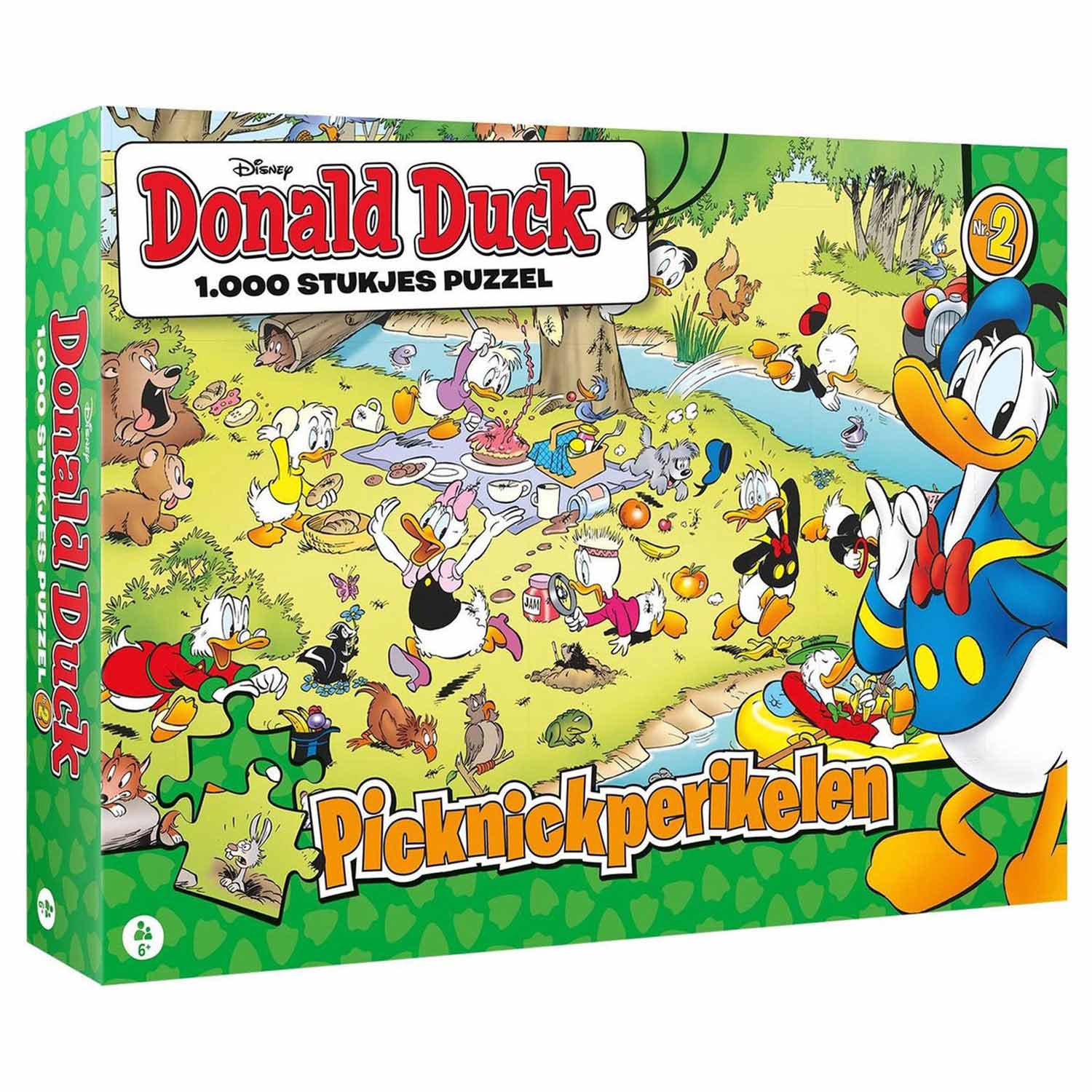 Donald Duck Puzzel - Picknickperikelen, 1000st.