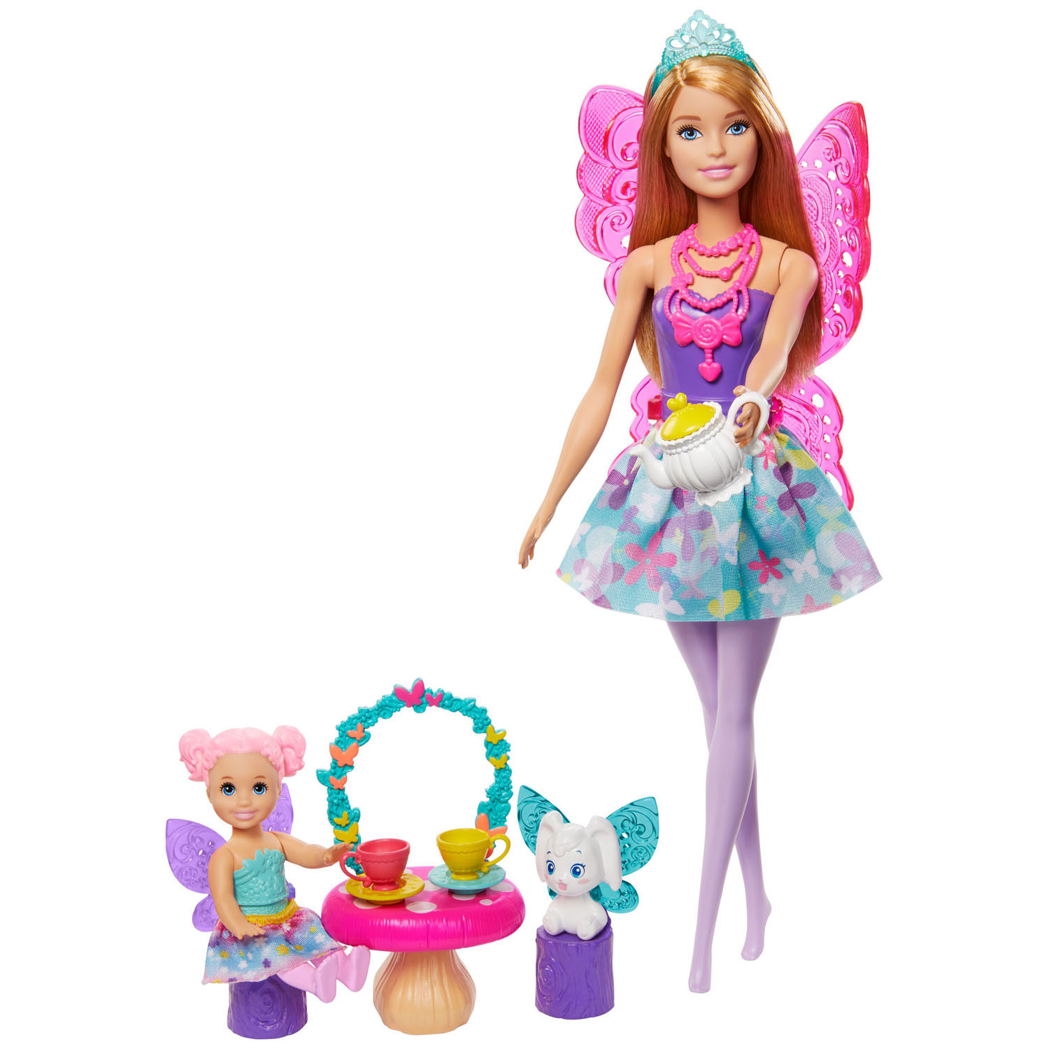 Barbie Dreamtopia Feeﾉn Theekransje Speelset