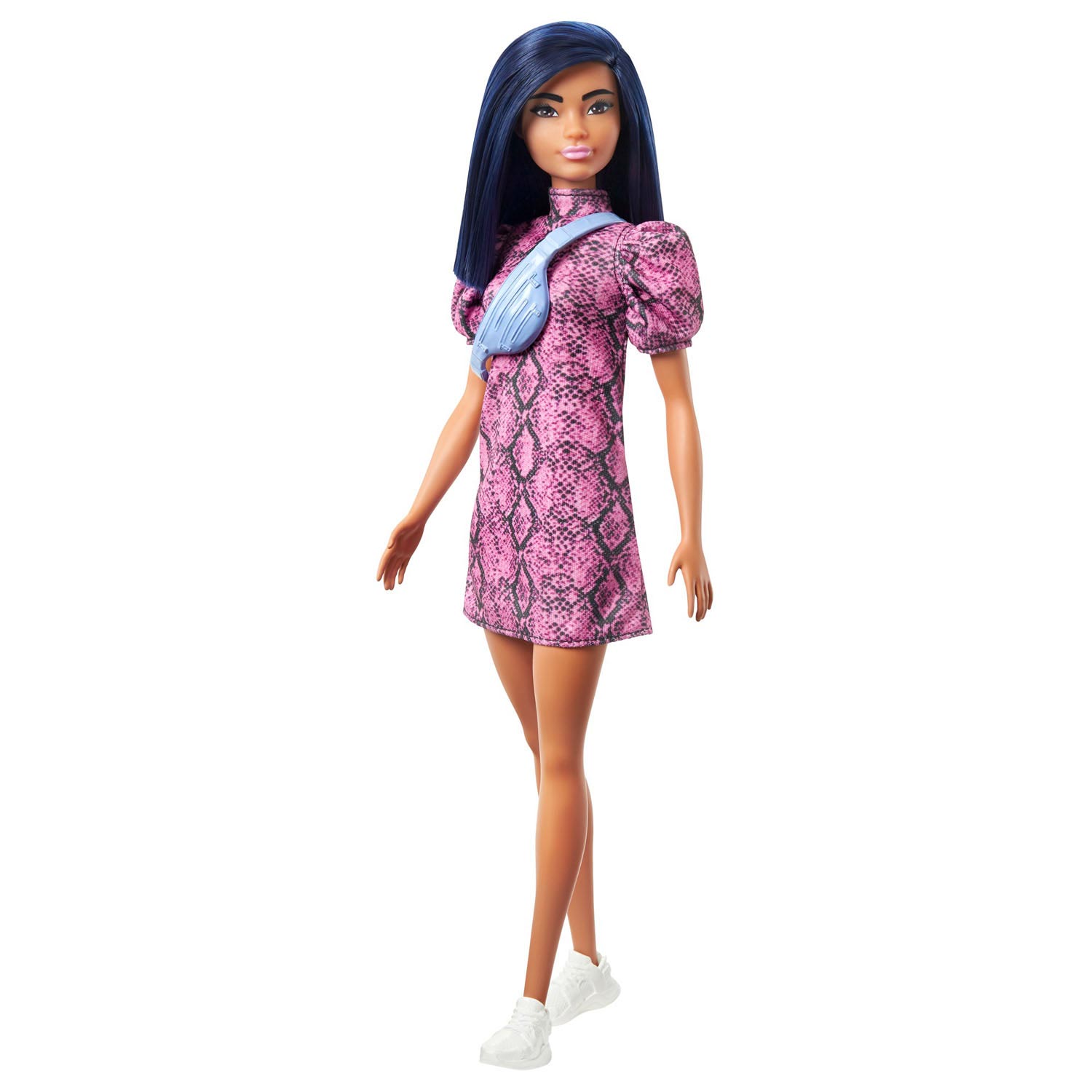 Barbiepop Fashionistas Pop - Roze Jurk met Print