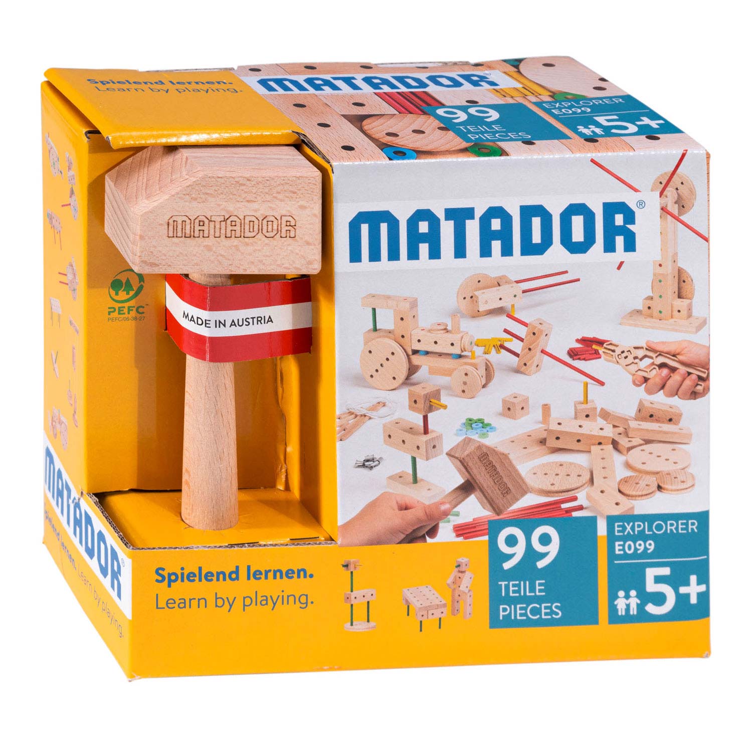 Matador Explorer E099 Constructieset Hout, 99dlg. Matador Explorer E099 Constructieset Hout, 99dlg.