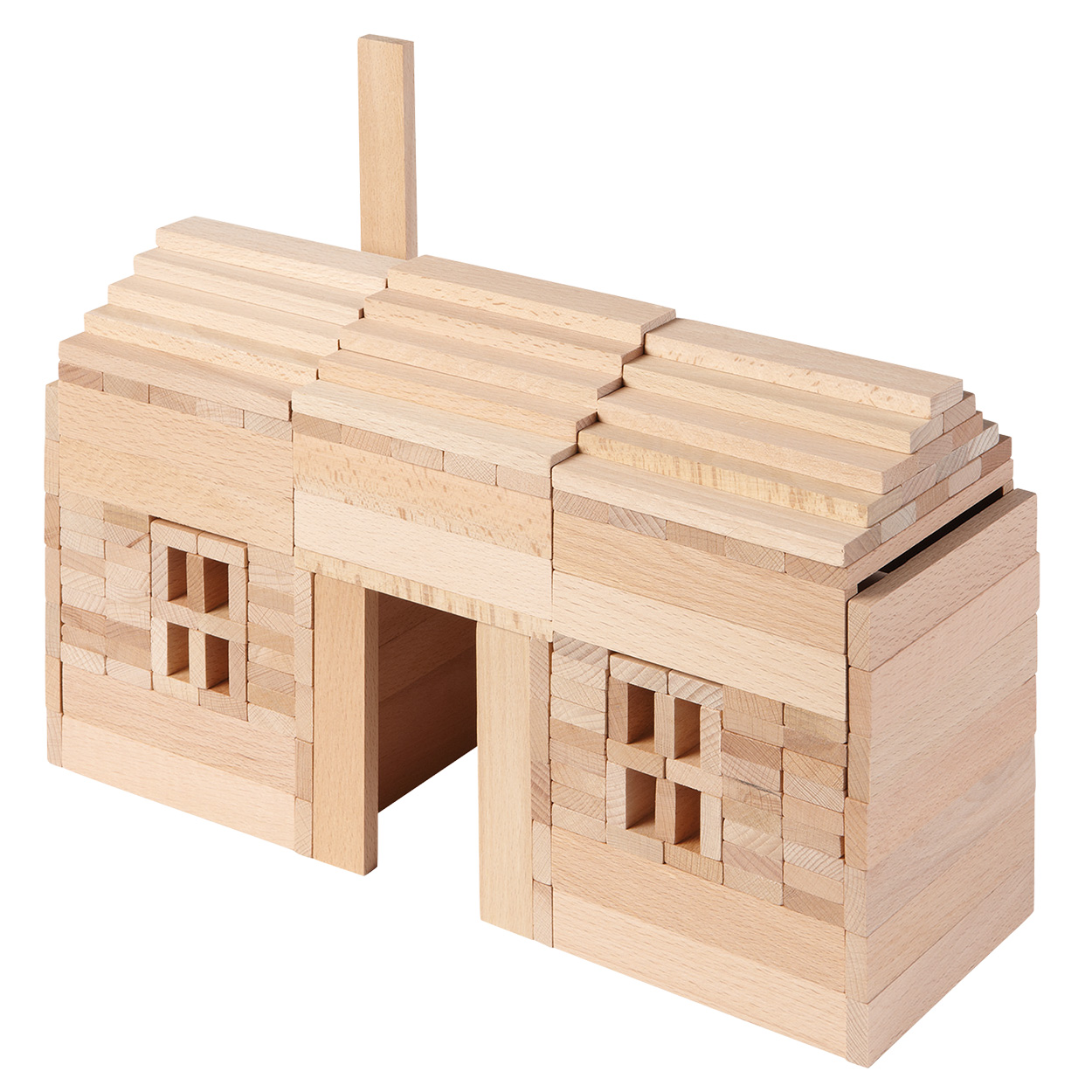 Houten Bouwplankjes, 200dlg. Houten Bouwplankjes, 200dlg.