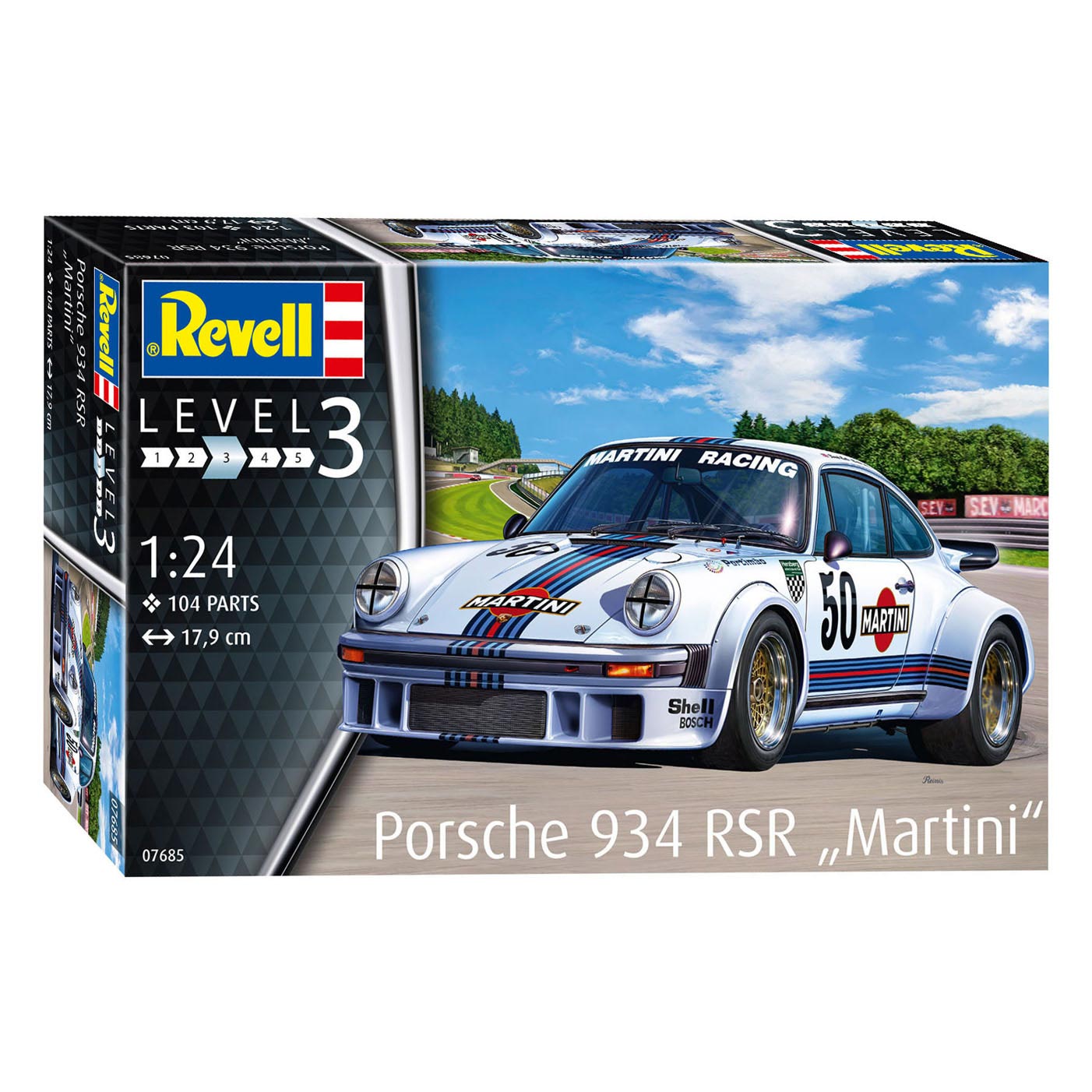 Revell Porsche 934 RSR Martini Racing Modelbouw