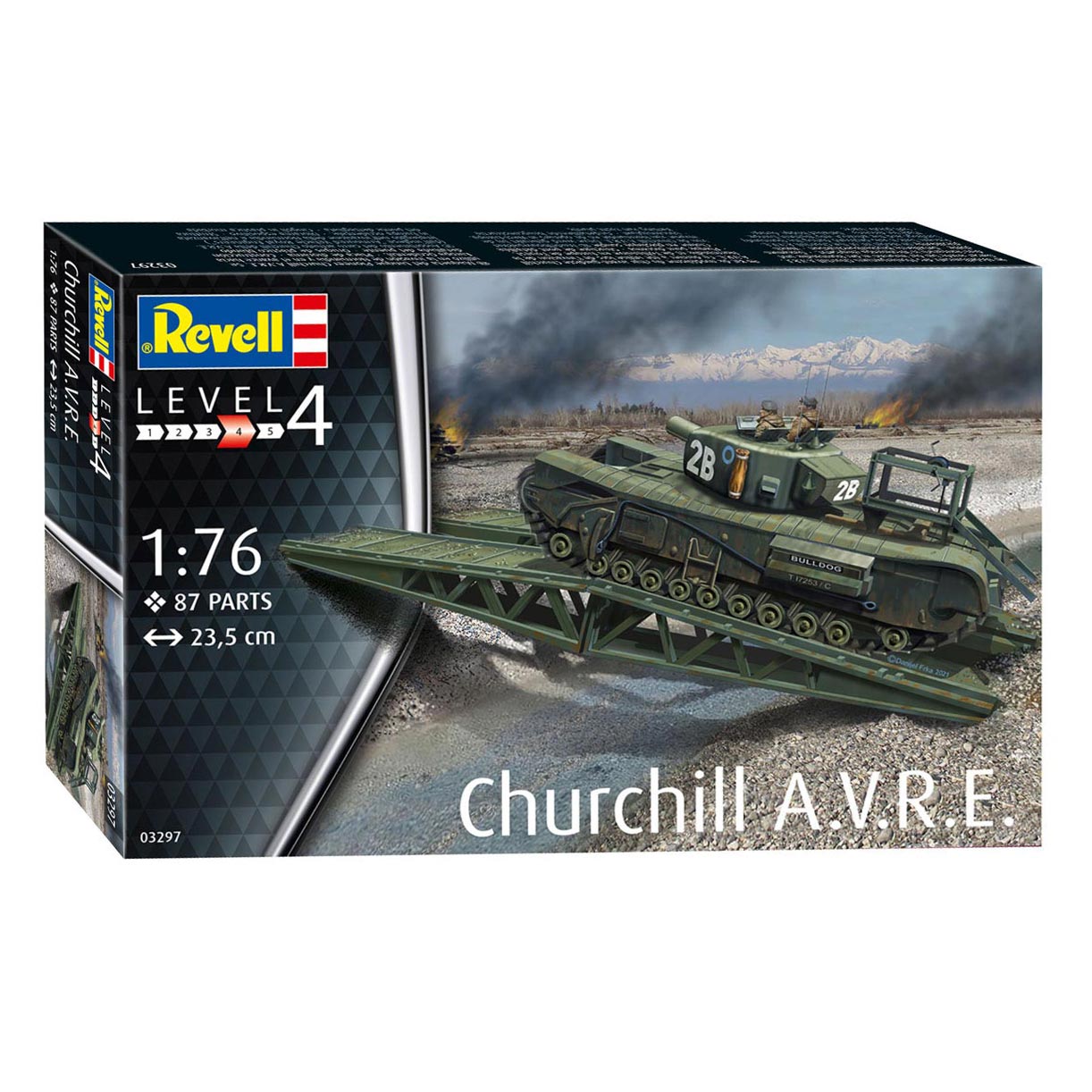Revell Churchill A.V.R.E. Modelbouw