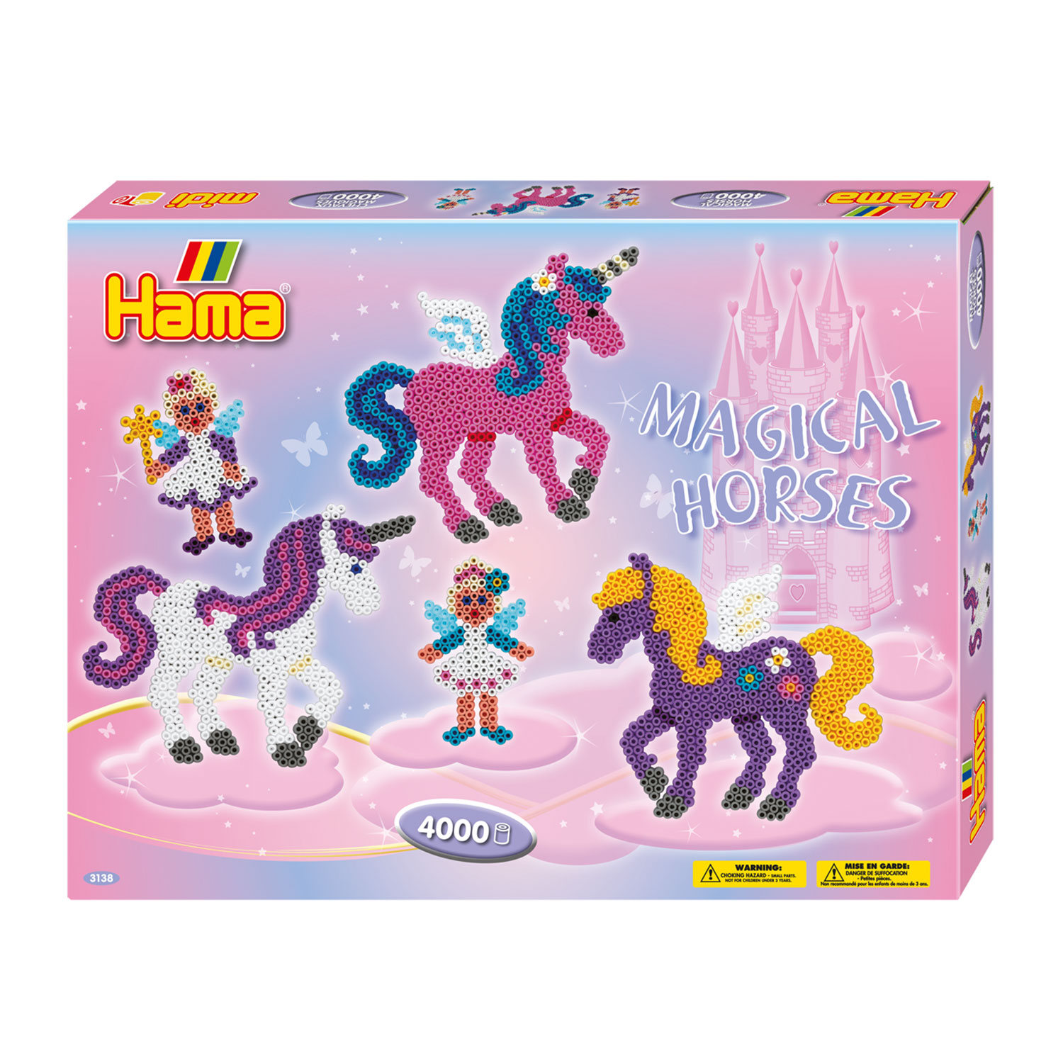 Hama Strijkkralenset - Magical Horses, 4000st. Hama Strijkkralenset - Magical Horses, 4000st.