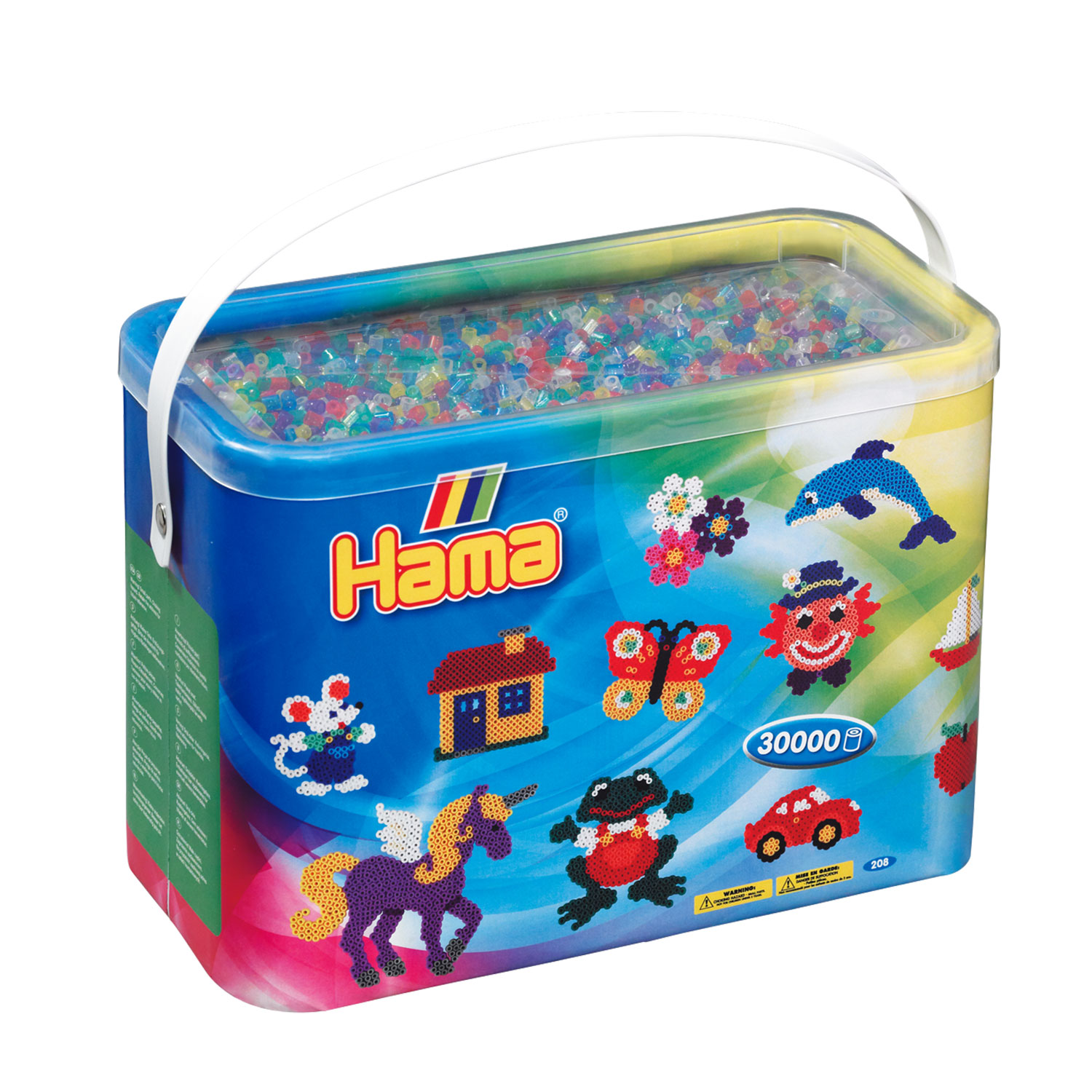 Hama Strijkkralen in Emmer - Glittermix (054), 30.000st. Hama Strijkkralen in Emmer - Glittermix (054), 30.000st.