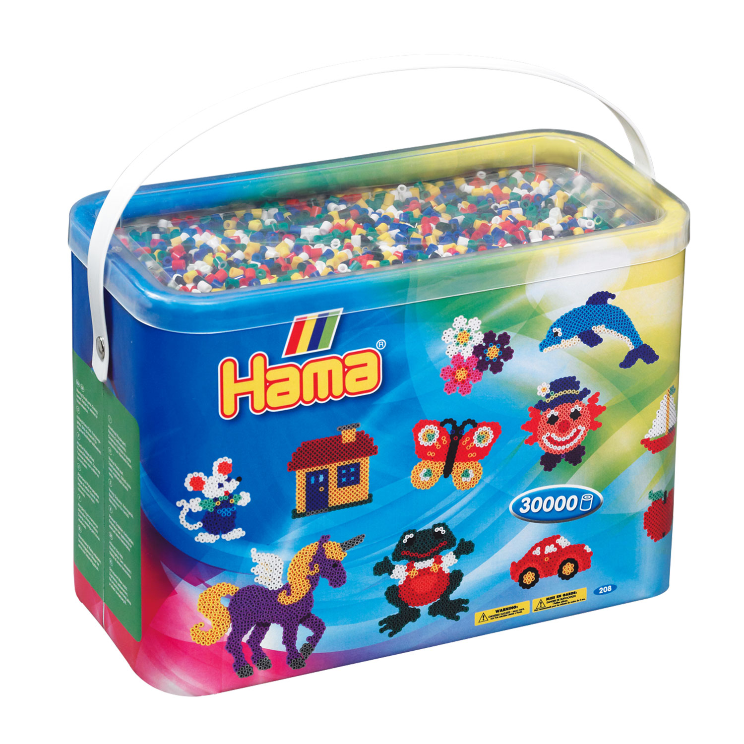 Hama Strijkkralen in Emmer - Primair Mix (066), 30.000st. Hama Strijkkralen in Emmer - Primair Mix (066), 30.000st.