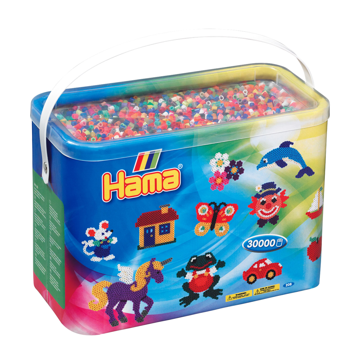 Hama Strijkkralen in Emmer - Mix (068), 30.000st. Hama Strijkkralen in Emmer - Mix (068), 30.000st.