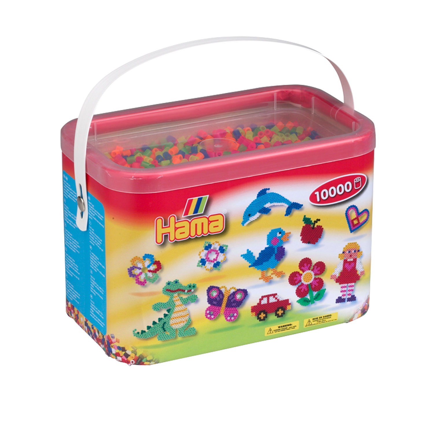 Hama Strijkkralen in Emmer - Neonmix (051), 10.000st. Hama Strijkkralen in Emmer - Neonmix (051), 10.000st.