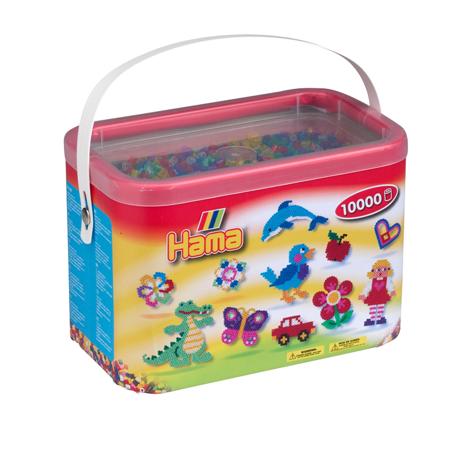 Hama Strijkkralen in Emmer - Glittermix (054), 10.000st. Hama Strijkkralen in Emmer - Glittermix (054), 10.000st.