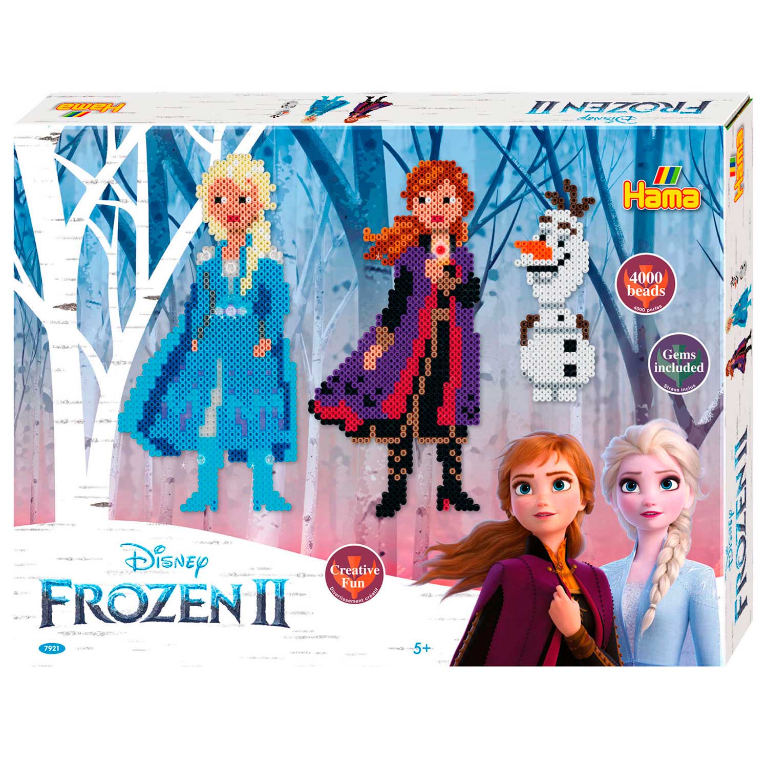 Hama Strijkkralenset - Disney Frozen II, 4000st. Hama Strijkkralenset - Disney Frozen II, 4000st.