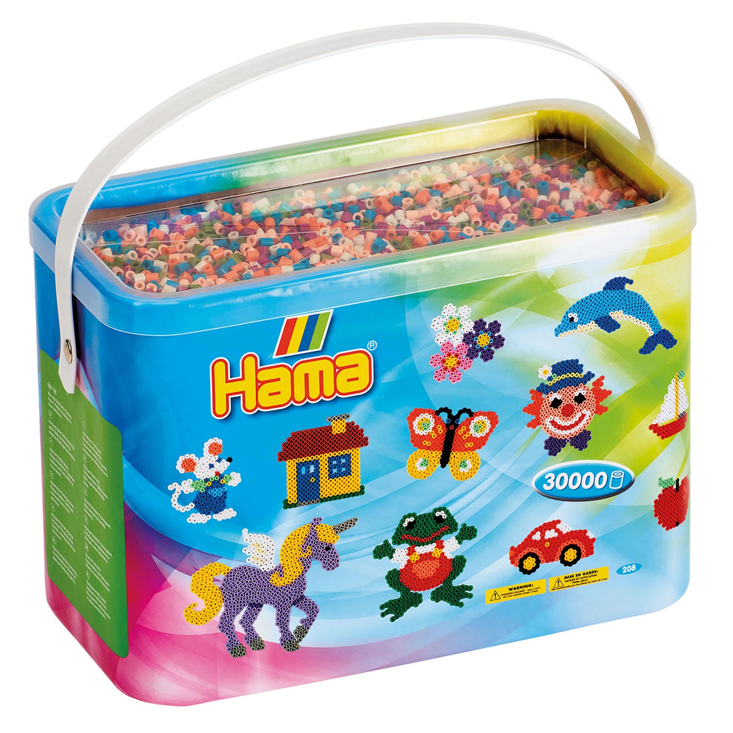Hama Strijkkralen in Emmer - Mix (58), 30.000st. Hama Strijkkralen in Emmer - Mix (58), 30.000st.