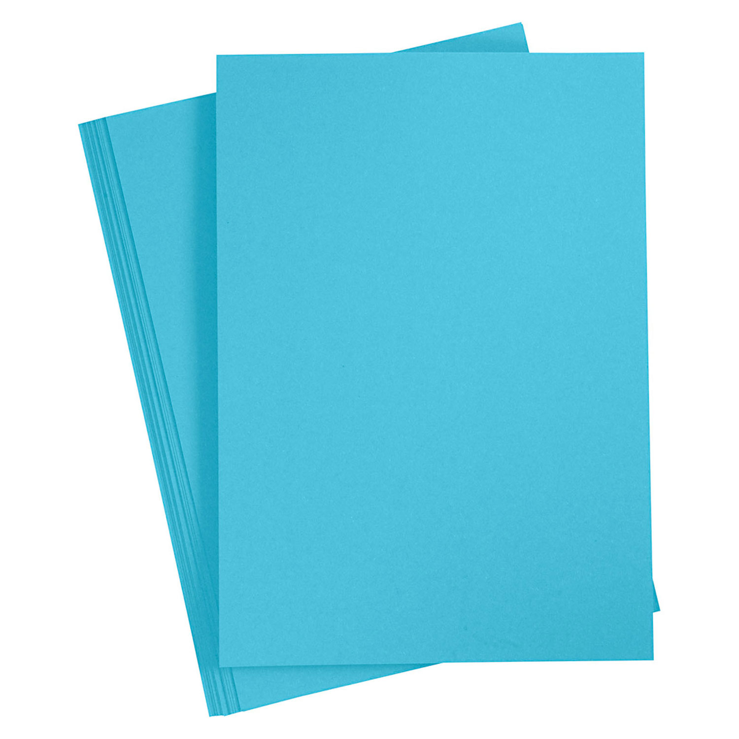 Gekleurd Karton Helder Blauw A4, 20 vel